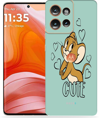 OggyBaba Moto Edge 50 Mobile Skin(Cute Cat)