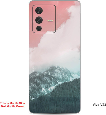 VYBE The Smart Choice Vivo V23 Naturel Mobile Skin(Faded Pink, Cascade 3)