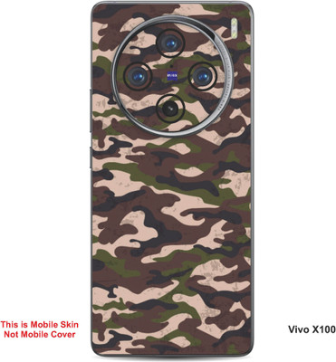 VYBE The Smart Choice Vivo X100 Camouflage Embossed Mobile Skin(Judge Grey 18)