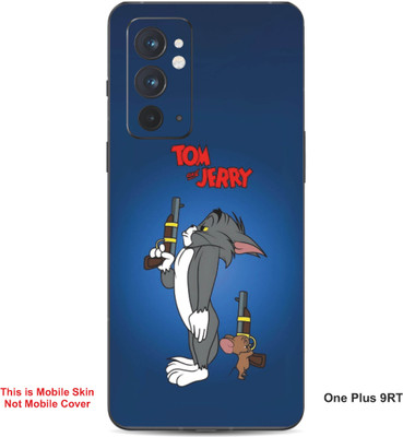 VYBE The Smart Choice One Plus 9RT Tom & Jerry Embossed Mobile Skin(Fun Blue 22)