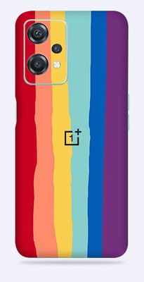 SkinoMania Nord CE2 Lite-(5G) Mobile Skin(Multicolour Rainbow Lines)