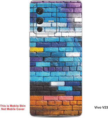 VYBE The Smart Choice Vivo V23 Pattern Embossed Mobile Skin(Twilight 3)