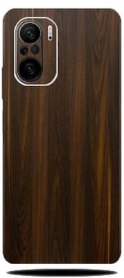 BugguSkin REDMI 11X Pro 5G, Mahogany Wood, xiaomi 11x pro 5g Mobile Skin(Ultra Super Mahogany Wood skin With High Matte Finish.)