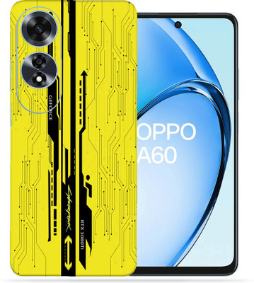 OggyBaba OggyBaba Oppo A60 Mobile Skin(Yellow CyberPunk)