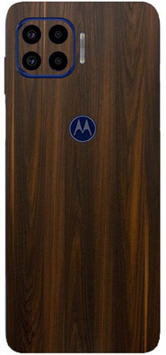 BugguSkin Moto One 5g Mobile Skin(Ultra SuperMahogany Wood Skin With High Mattte Finish.......)