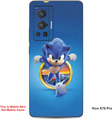 VYBE The Smart Choice Vivo X70 Pro Sonic The Hedgehog Embossed Mobile Skin(Bluish B11)