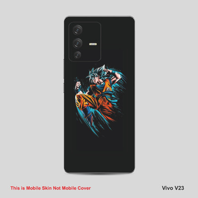 VYBE The Smart Choice Vivo V23 Goku Mobile Skin Mobile Skin(Picton Blue A34)
