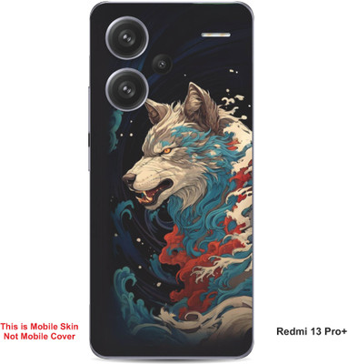 VYBE The Smart Choice Redmi 13 Pro Plus Wolf Embossed Mobile Skin(Sandrift 9)
