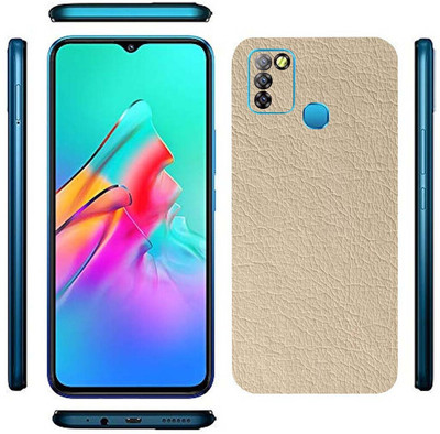 TJ CREATION Infinix Smart 5 Mobile Skin(Superr Green With Black Skin With HiighQuality Matte Finish...0.)