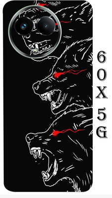 TJ CREATION Realme Narzo 60X 5G Mobile Skin(Ultra Super Angry Wolf Skin With High Matte Finish.)