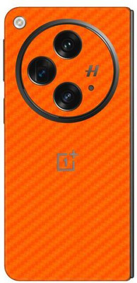 Vcare GadGets OnePlus Open 5G Mobile Skin(Orange Carbon Fiber)