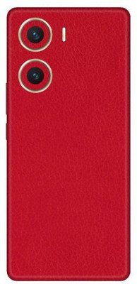 Vcare GadGets V29e 5G Mobile Skin(Red Leather)