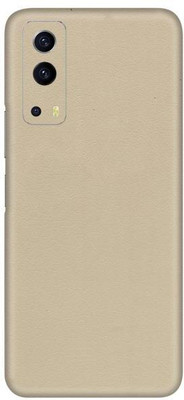 Vcare GadGets Cream Leather vivo i QOO Z3 5G Mobile Skin(Cream Leather)