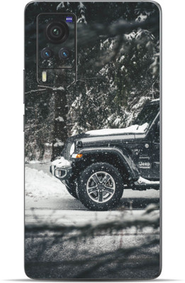 VYBE Vivo X60 Pro car Mobile Skin Mobile Skin(Dim Black 38)