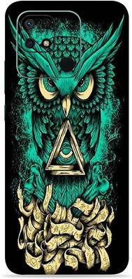 SkinoMania Redmi 10c Mobile Skin(Multicolor Angry-Owl)