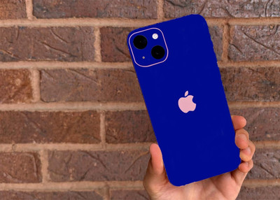 BugguSkin Apple iPhone 15 Plus Mobile Skin(Ulltra Super Blue Matte Skin With High Matte Finish., Mobile Skin (Back+Side+Camera))