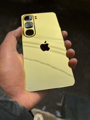 TWUAOP VIVO Y300 5G MOBILE SKIN BACK PANNEL Mobile Skin(Gold)