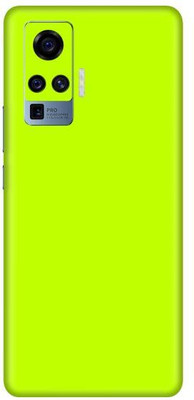 Vcare GadGets Vivo X50 Pro Mobile Skin(Olive Green Electro)