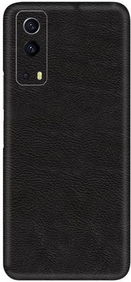 Vcare GadGets Leather Black vivo i QOO Z3 5G Mobile Skin(Leather Black)