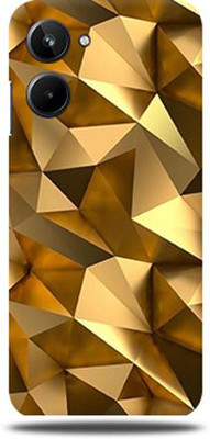 Mclaxa REALME 10 PRO 5G, Golden Polygon For realme 10 pro, realme 10pro 5G Mobile Skin(Golden Polygon skin (Only Back Panel Coverage))