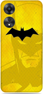 SkinoMania OPPO A78 5G Mobile Skin(Multicolor Yellow-batman)