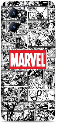 WeCre8 Skin's Realme Narzo 50 Pro 5G Mobile Skin(Red Comic Marvel Multicolor Mobile Skin With Cleaning Wipe)