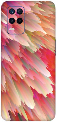 Yuckquee Compatible with Realme 8s 5G Mobile Skin Back & Camera, D-53 Mobile Skin(Abstract)