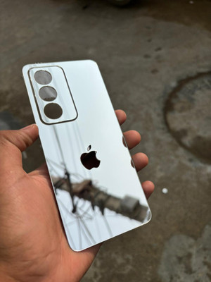 TWUAOP OPPO A3 PRO 5G MIRROR BACK PANNEL ACRYLIC SHEET Mobile Skin(Silver)