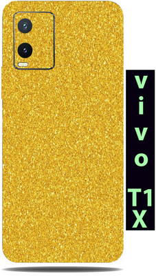 BugguSkin Vivo T1x Mobile Skin(Ultra Super Golden Glitter Skin With High Matte Finish.)
