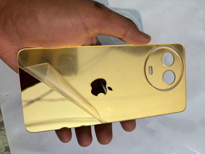 TWUAOP REALME 11 5G MIRROR BACK PANNEL ACRYLIC SHEET Mobile Skin(Gold)