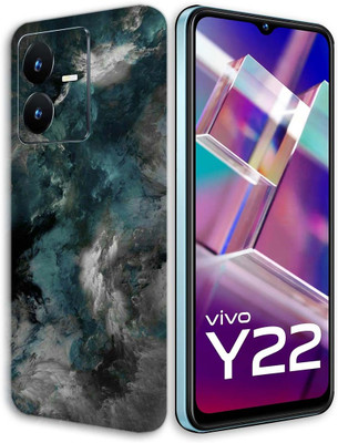 BugguSkin VIVO Y22 Mobile Skin(Ultra Super Dark Clouds Skin With High Matte Finish.)