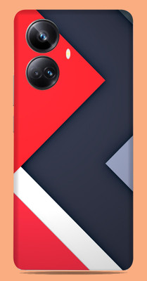 SkinoMania Realme 10 pro + 5g Mobile Skin(Multicolor Black-Track)