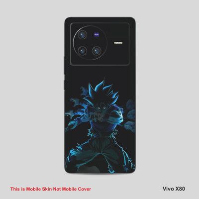 VYBE The Smart Choice Vivo 80X Goku Mobile Skin Mobile Skin(Picton Blue 16)