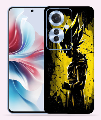 OggyBaba OggyBaba Oppo Reno 11f Mobile Skin(Goku Yellow)