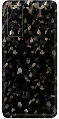 Vcare GadGets Vivo X60 Mobile Skin(Black Diamond Crystal)