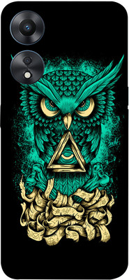 TJ CREATION OPPO A78 5G Mobile Skin(Ultra Super Angry Owl Skin With High Matte Finish.)