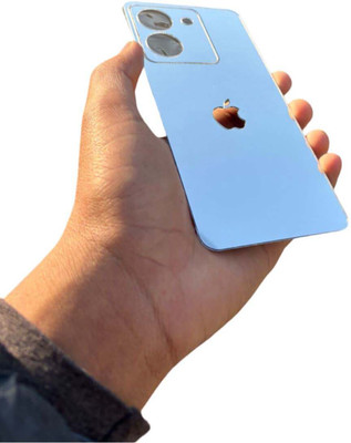 TWUAOP VIVO Y200 PRO 5G MOBILE SKIN ACRYLIC SHEET MIRROR BACK PANNEL APPLE Mobile Skin(Silver)