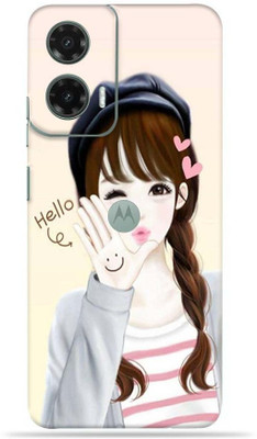 OggyBaba OggyBaba Moto G35 5g Mobile Skin(Cute-Girl)