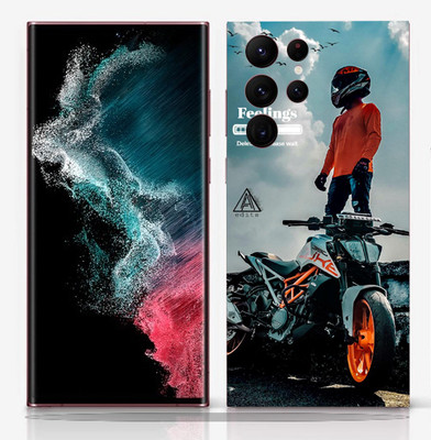 SkinoMania Samsung Galaxy S22 Ultra Mobile Skin(feeling-sad Multicolor Mobile skin)