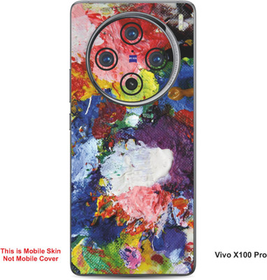 VYBE The Smart Choice Vivo X100 Pro Art Embossed Mobile Skin(Dark Byzantium 19)