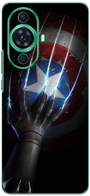 FCS Huawei nova 11 Pro Printed Back skin Mobile Skin(Captain America Cartun)