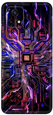 SKINADDA Vivo Y72 5G Premium Vinyl Mobile Skin(Multicolor)