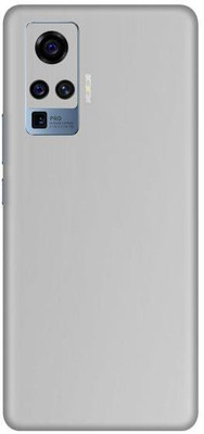 Vcare GadGets Vivo X50 Pro Mobile Skin(Metallic Silver Shining)