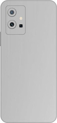 Vcare GadGets Metallic Silver Shining vivo T1 5G Mobile Skin(Metallic Silver Shining)