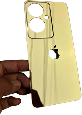 TWUAOP OPPO A79 5G MOBILE SKIN MIRROR BACK PANNEL ACRYLIC SHEEL Mobile Skin(Gold)