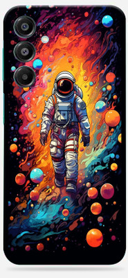 WeCre8 Skin's samsung galaxy a16 5g Premium Vinyl Mobile Skin (Multicolor) Mobile Skin(astronaut walking with planets)