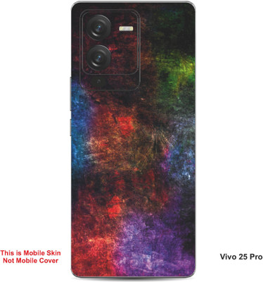 VYBE The Smart Choice Vivo 25 Pro Abstract Embossed Mobile Skin(Olive green 1)
