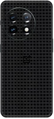 Vcare GadGets One Plus 11 5G With Logo Mobile Skin(Black)
