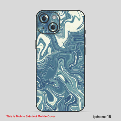 VYBE The Smart Choice iPhone 15 Pattern Mobile Skin(Smalt Blue 10)