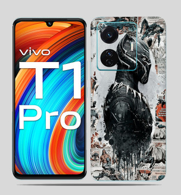 SkinoMania Vivo T1 Pro (5g) Mobile Skin(Comic-Panther Multicolor Mobile skin)